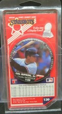 1991 STARSHOTS BUTTON CAL RIPKEN JR. 139 IN PACKAGE