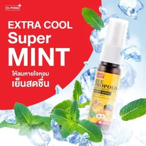 Dr.PONG Bee Propolis Supermint mouth spray, mouth spray for the mouth and throat - Picture 1 of 3
