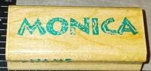 Monika, Namensstempel, B162, Gummi, Holz - Bild 1 von 4