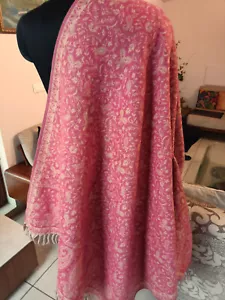 THICK WARM gift yak wool shawl handmade Reversible Yoga Throw meditation Blanket - Picture 1 of 6