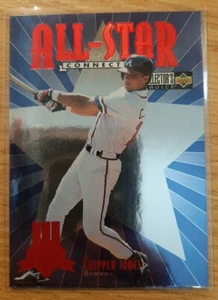 1997 COLLECTOR'S CHOICE ALL-STAR CONNECTION CHIPPER JONES #30 ATLANTA BRAVES - Picture 1 of 2