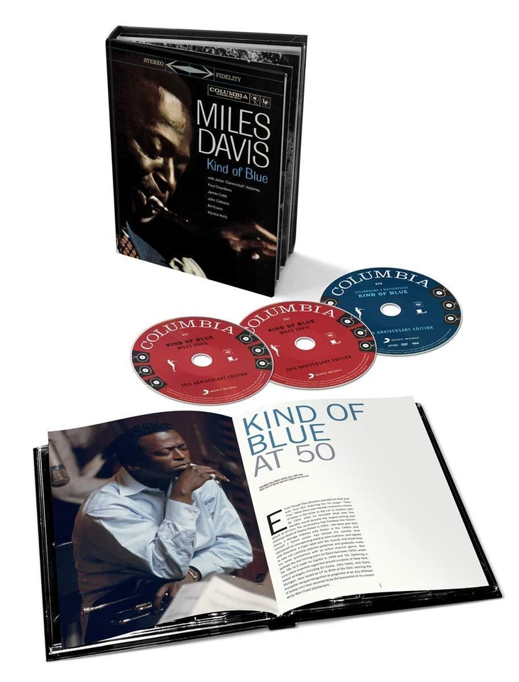 MILES DAVIS - KIND OF BLUE DELUXE 50TH ANNIVERS.COLLECTOR'S EDT.   3 CD NEU - Bild 1 von 1