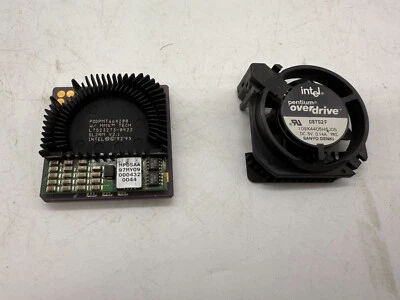 Intel Pentium MMX Overdrive CPU 200MHz (PODPMT66X200) SL2RM -BAD FAN - Image 1 of 4