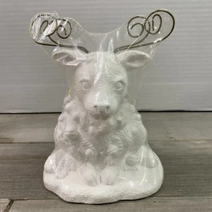 Wee Crafts 459685 Weihnachten Rentier Foto Halter bereit zum Bemalen NEU VERSIEGELT NOS - Bild 1 von 9