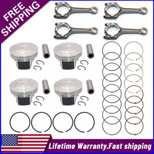 Engine Piston w/ Rings&Connecting Rod For 2011-18 Chevy Sonic Cruze Limited 1.8L - Picture 1 of 24