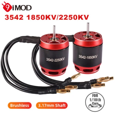 9IMOD 3542 Brushless Motor 1850KV 2250KV 14 Pole 3.175mm for 1/10 RC Crawler Car - Image 1 of 4