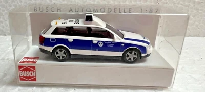 Busch 1:87 49256 Audi A4 Avant THW KULMBACH OVP - Immagine 1 di 2