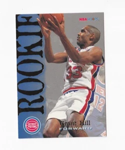 1994-95 Hoops #322 Grant Hill RC Detroit Pistons Duke Blue Devils - Picture 1 of 2