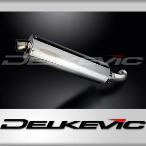 Honda VFR750 1994-1997 Delkevic Slip On 18" Oval Stainless Exhaust Muffler Kit - Picture 1 of 5