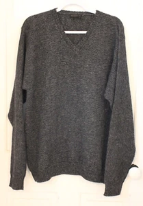 Vintage Alpaka Made in Peru Herren X-Large Pullover Schwarz Export Qualität LESEN - Bild 1 von 6