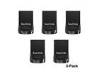 Sandisk 64GB 5-Pack Ultra Fit USB 3.1 Flash Drive, Speed Up to 130MB/s (SDCZ430-