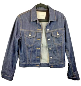 Mackintosh Raw Denim Jacket Selvedge Japan Designer Waterproof Rare Size 38 - Picture 1 of 12
