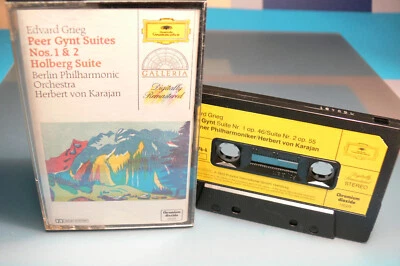 grieg peer gynt berlin philharmonic orchestra herbert von karajan cassette tape - Image 1 of 2