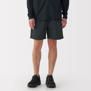 MUJI Pantaloncini Uomo 100% Nylon Impermeabili Tascabili Nero FedEx - Foto 1 di 13