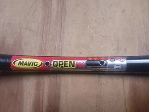 New NOS Vintage Mavic Open Pro Rim 700c 28h Black - Picture 1 of 1