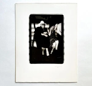 Rare William Coupon 1978 Photograph of Truman Capote at Studio 54 Signed & Dated - Picture 1 of 11