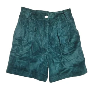 Vintage Girls Hanna Andersson Curdoroy Size 8 Green Shorts - Picture 1 of 3