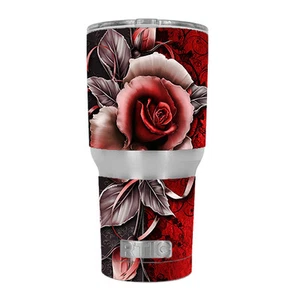 Skin Decal for RTIC 30 oz Tumbler Cup (6-piece kit) / Beautful Rose Design - Picture 1 of 1
