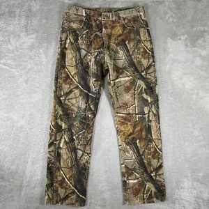 Wrangler Camo Pants Mens 38x32 Realtree Hunting Outdoor Y2K 2000s Workwear - Picture 1 of 13