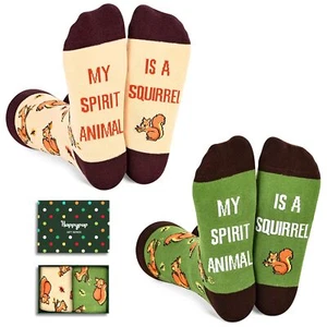 Funny Squirrel Lover Gifts - Squirrel Socks for Women Men Cute Animal Socks 2... - Picture 1 of 5