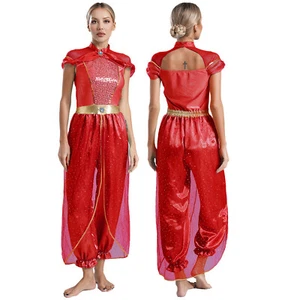 Womens Bodysuit One Piece Jumpsuit Cosplay Rompers Parade Costume Dancewear - Picture 1 of 56
