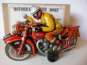 Motorradfahrer "Josef " (Modell früher Tippco Nürnberg) Marke JW Made in Germany