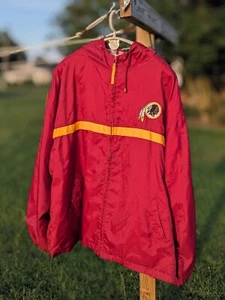 WASHINGTON REDSKINS Game Day Hooded Jacket (2xl) Vintage 1990's COMMANDERS - Picture 1 of 7