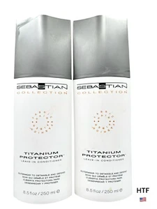 Sebastian Titanium Protector Leave in Conditioner 8.5 oz 2 PACK - Picture 1 of 3
