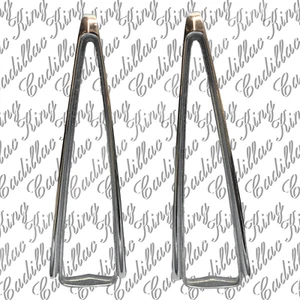 70 Cadillac Taillight Bezel pair LH + RH used GOOD CHROME 1970 - Picture 1 of 15