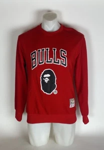 Bape x Mitchell & Ness Chicago Bulls Herren Sweatshirt Gr. XL - Bild 1 von 10