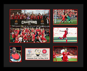 New Adelaide United 2016 Champions Limited Edition Memorabilia Framed