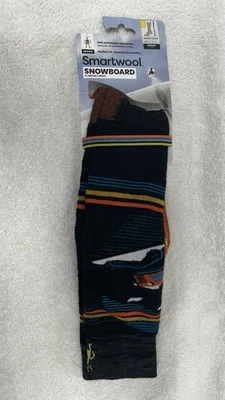 Smartwool Unisex Talla L Snowboard Dirigido Cojín Pista Máquina Sobre Pantorrilla Calcetines Foto 1 de 4