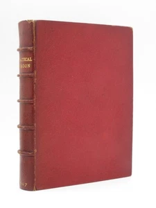 Practical Wisdom 1907 Morocco Leather Binding 17th Century Advice/Conduct Books - Foto 1 di 15