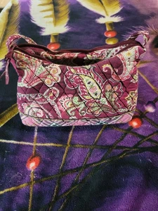 Vera Bradley Piccadilly Plum 10" Small Shoulder Purse - Picture 1 of 7