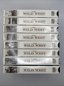 8 VHS Of The Wild West (Rare,Vintage, Collectibles) Documentary - Picture 1 of 17