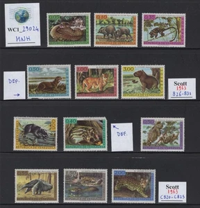 WC1_29024. VENEZUELA. WILDE TIERE Set 1963. Sc.826-831,C820-C825. MNH - Bild 1 von 1
