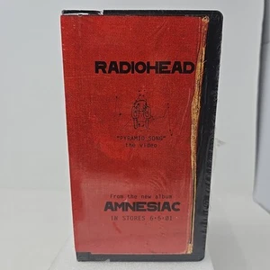 Radiohead Pyramid Song Sealed New VHS Tape 2001 Amnesiac Promo Music Video - Picture 1 of 8