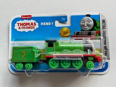 Fisher-Price THOMAS & FRIENDS  *HENRY* #3 GREEN METAL ENGINE 3+ - image 1 of 3