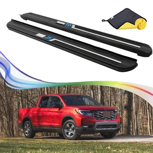 Fit Honda Ridgeline 2017-2026 Running Boards Side Step Pedals Nerf Bar W/Bracket - Picture 1 of 10