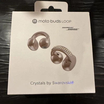 Motorola Moto Buds Loop Sound por Bose Swarovski Cristales PANTONE Roble Francés Nuevo Foto 1 de 2
