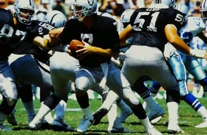 Steve Beuerlein Original 35mm Dia Aug 13 1988 Los Angeles Raiders VS Dallas - Bild 1 von 2