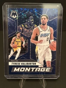 2024-25 Mosaic - Tyrese Haliburton - Montage - Blue Disco 🔥29/85🔥 - Picture 1 of 6