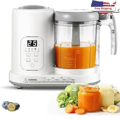 All-in-One Baby Food Maker Steam Blend Defrost Reheat Self-Clean BPA Free New - Image 1 of 4