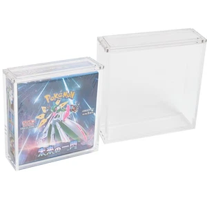 Acrylic Display Case for Pokemon Japanese Booster Box Premium Magnetic Top 6mm - Picture 1 of 4