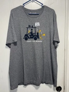 Camiseta Travis Mathew Boston Para Hombre XXLarge Sorry For Winning Gris S/S Gráfica - Imagen 1 de 5