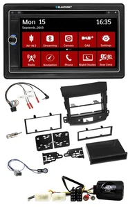 Blaupunkt Bluetooth DAB 2DIN USB DVD Lenkrad Autoradio für Mitsubishi 10-12 Outl - Bild 1 von 12