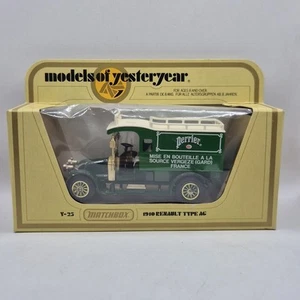MATCHBOX MODELS OF YESTERYEAR Y-25 1910 RENAULT TYPE AG 1:38 Scale Vintage Model - Picture 1 of 4
