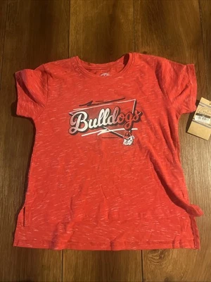 NCAA Georgia Bulldogs Girls' Crew Neck T-Shirt - M - Image 1 of 4
