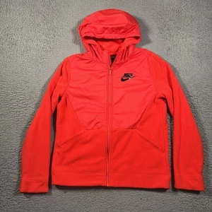 Nike Sportswear Fleece Boys Hoodie Size XL Red AA0064 Jacket - Picture 1 of 9