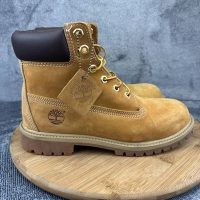 Stivali Timberland Uomo Taglia 6 Grano 6 Pollici Premium Impermeabili Lavoro Nubuck 12909 - Immagine 1 di 4
